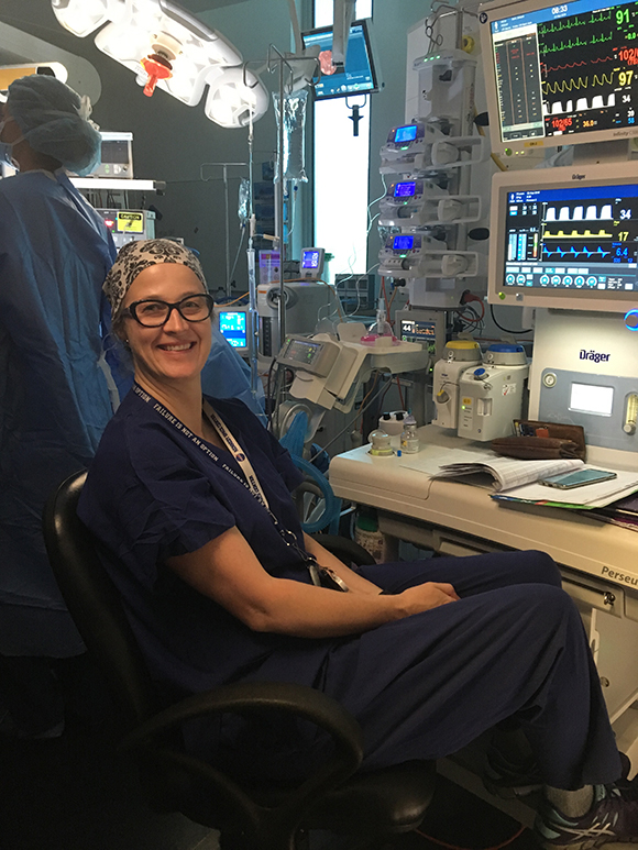 Neurosurgery theatre team